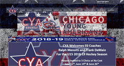 Desktop Screenshot of cyahockey.com
